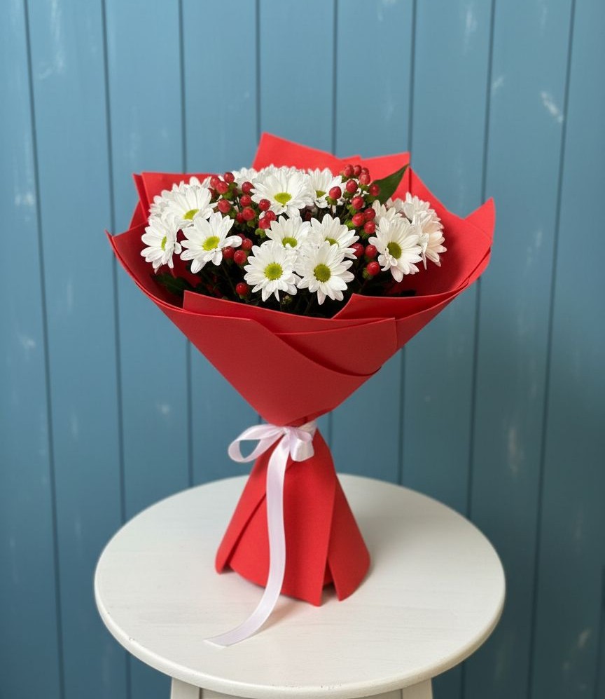 Букет цветов из: Хризантемы в Рябово