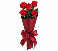 Букет 5 Красных роз Эдлесс Лав в Рябово