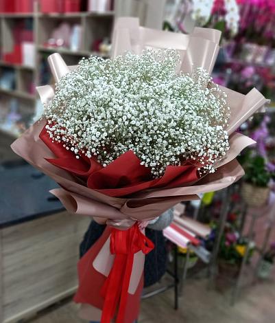 Букет цветов из: Гипсофила в Рябово