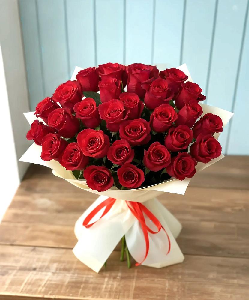 Букет 29 Красных роз в Рябово