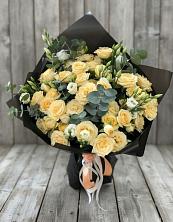 Букет цветов из:  Розы и Лизиантусы в Рябово