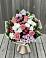 Букет цветов из: Альстромерии, Гвоздики, Розы и Хризантемы в Рябово