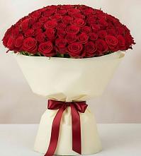 Букет 101 Красная роза Милано в Рябово