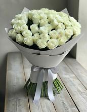 Букет 35 Белых роз в Рябово