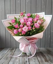 Букет Розовый кустик #REPLACE_PRED# Рябово