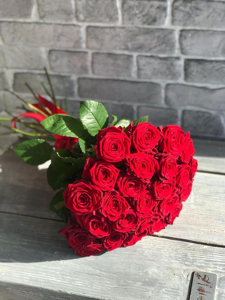 Букет Красные розы Фридом в Рябово