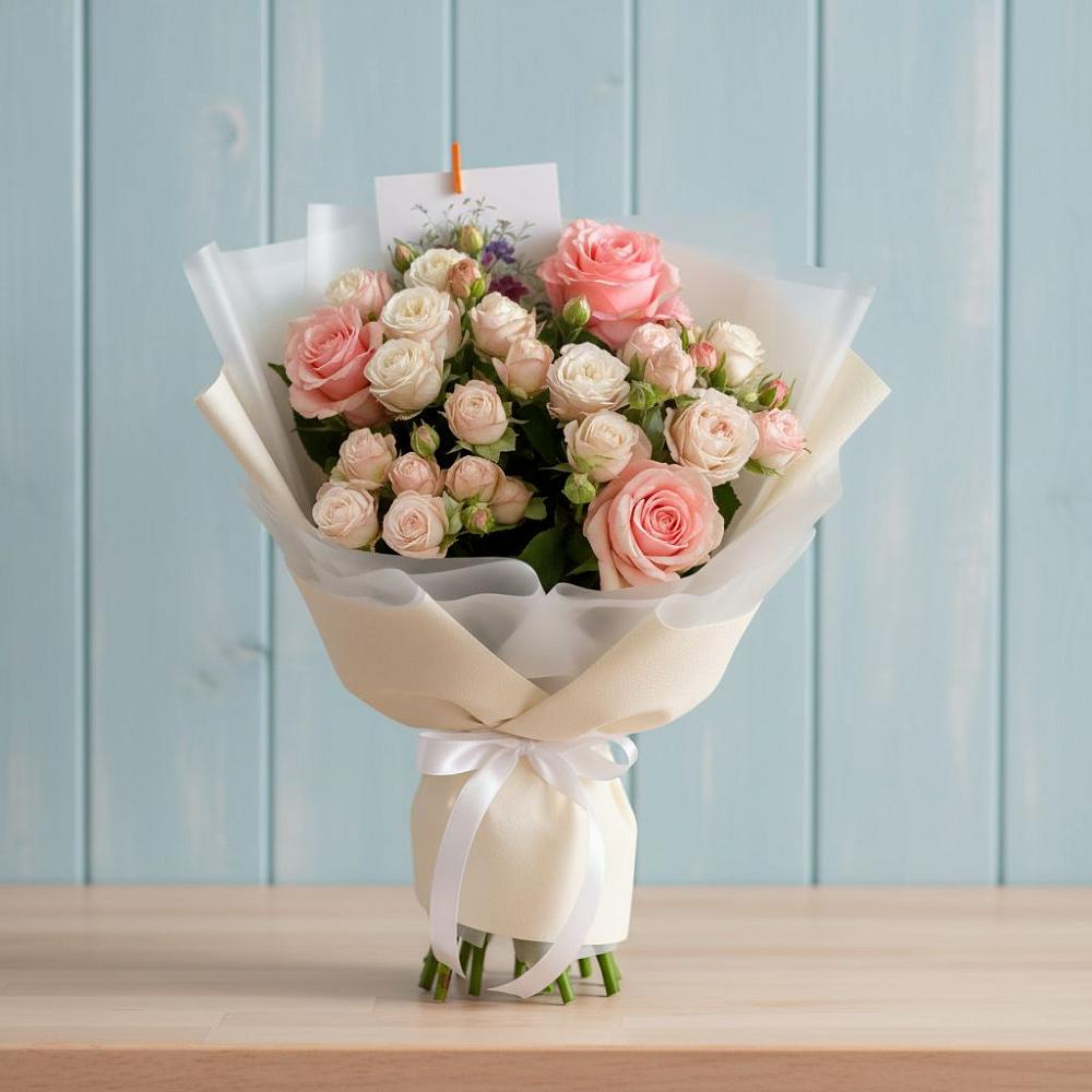 Букет цветов из: Розы в Рябово