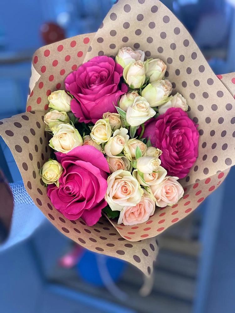 Букет цветов из: Розы в Рябово