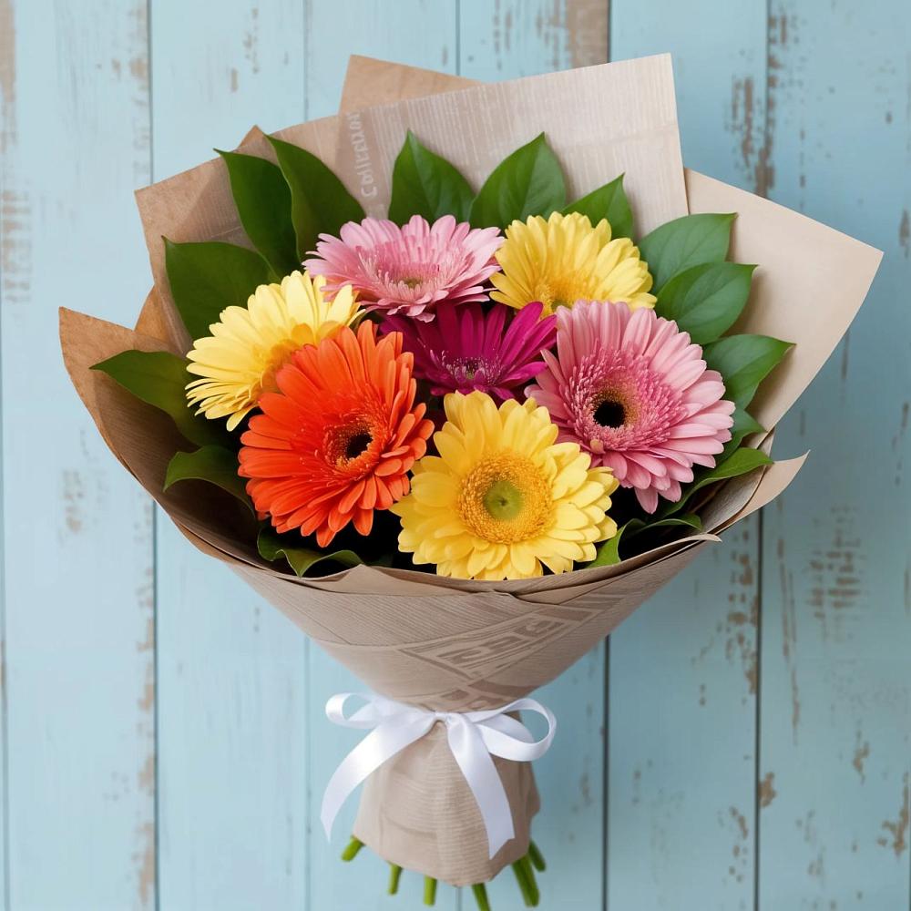 Букет цветов из: Герберы в Рябово