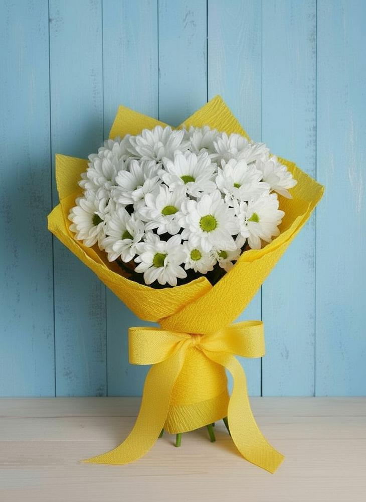 Букет цветов из: Хризантемы в Рябово