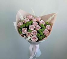 Букет цветов из:  Розы и Хризантемы в Рябово
