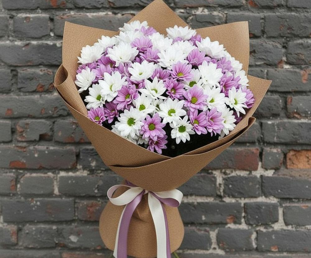 Букет цветов из: Хризантемы в Рябово