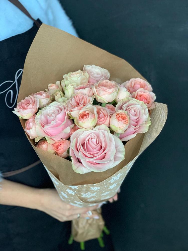 Букет цветов из: Хризантемы и Розы в Рябово