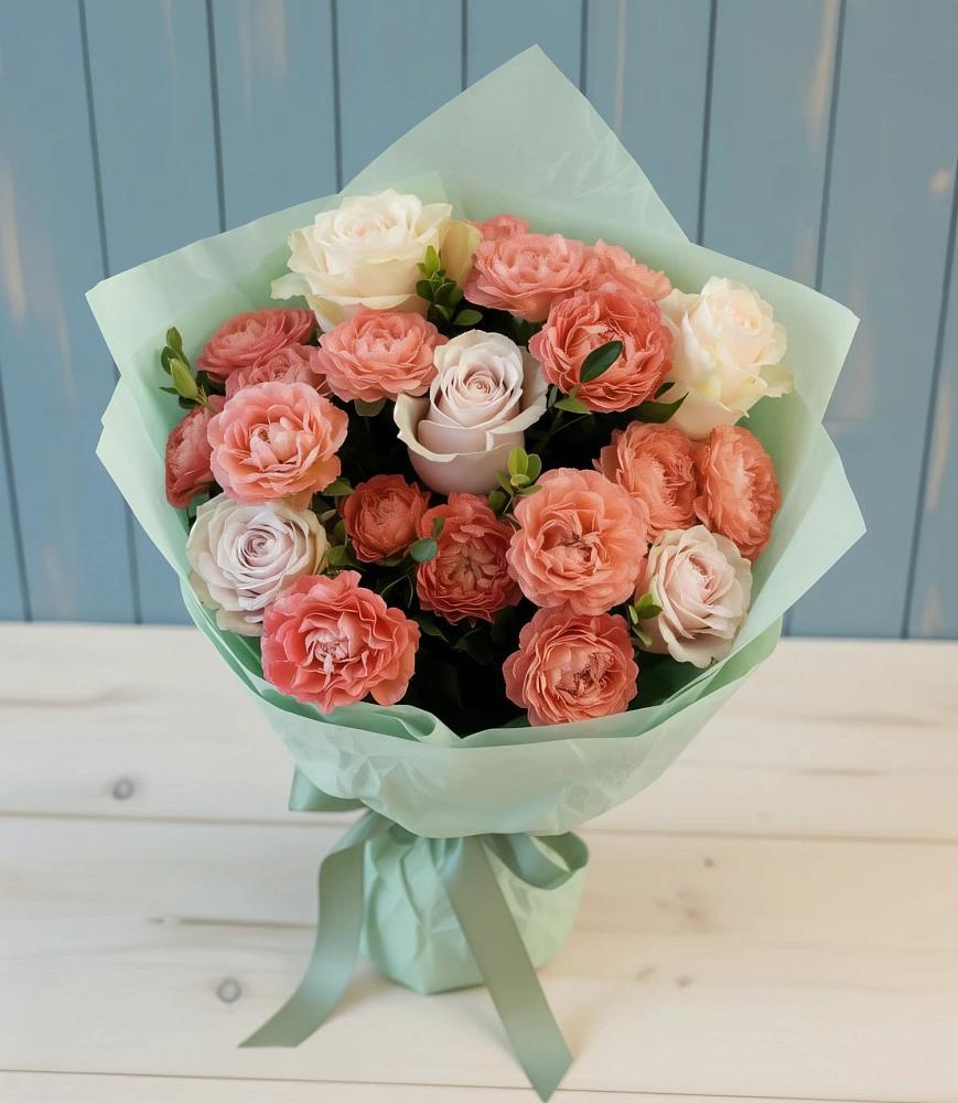 Букет цветов из: Розы в Рябово