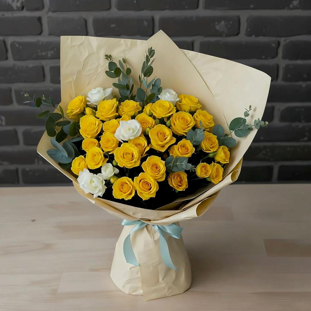Букет цветов из: Розы в Рябово