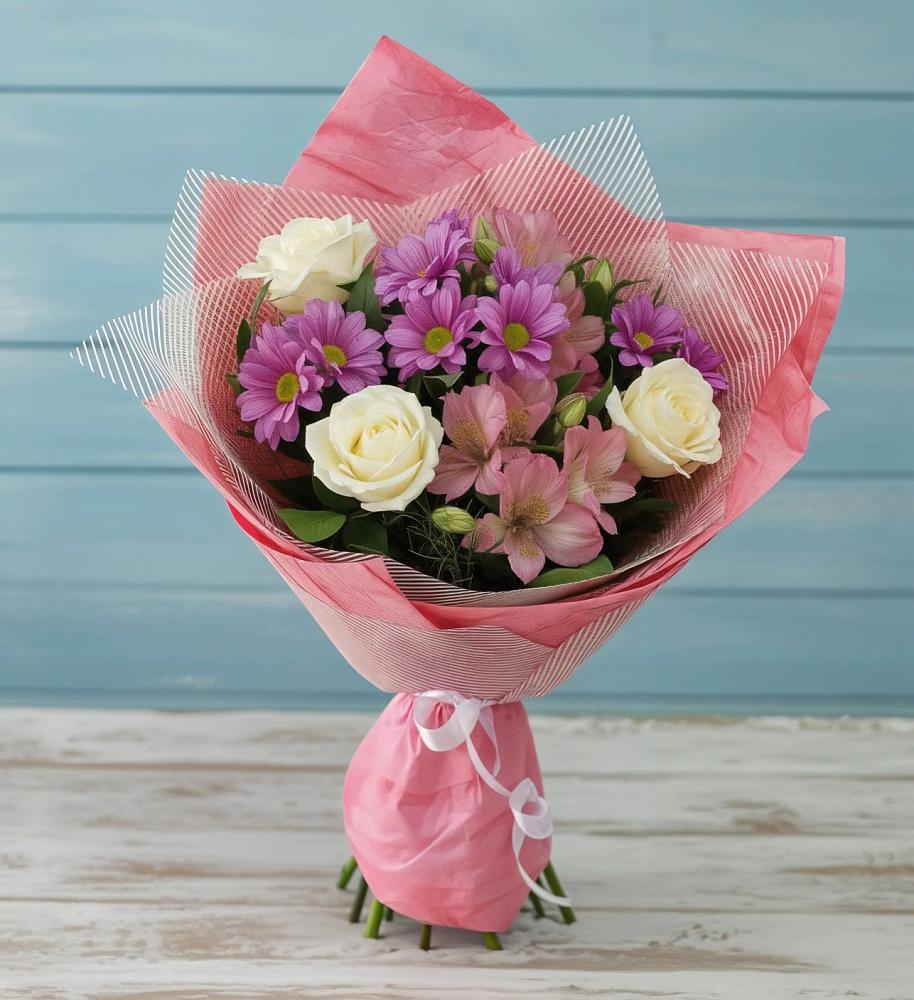 Букет цветов из: Герберы в Рябово