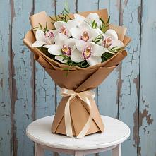 Букет цветов из:  Орхидеи и Розы #REPLACE_PRED# Рябово