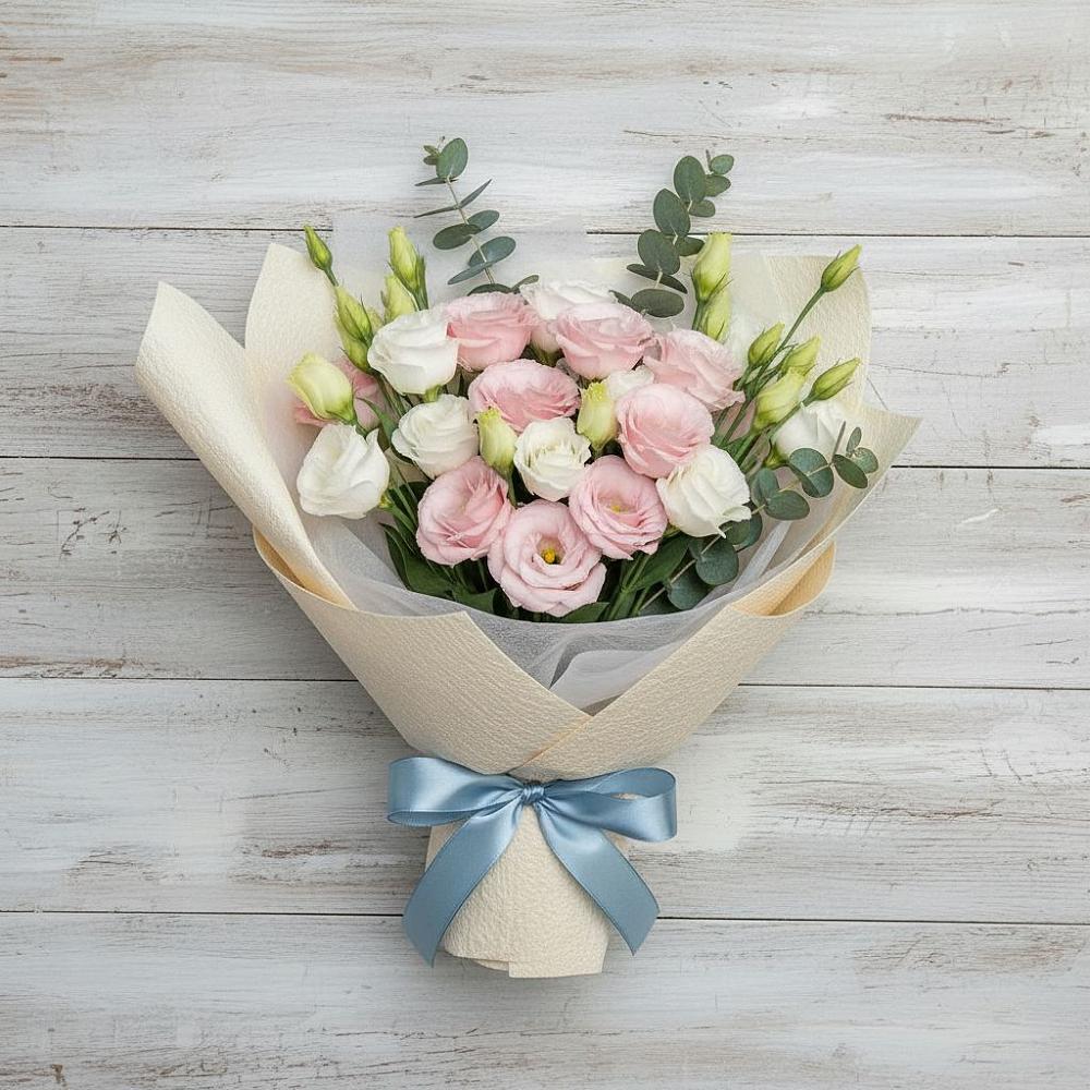 Букет цветов из: Лизиантусы в Рябово