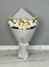 Букет цветов из:  Розы и Лизиантусы в Рябово